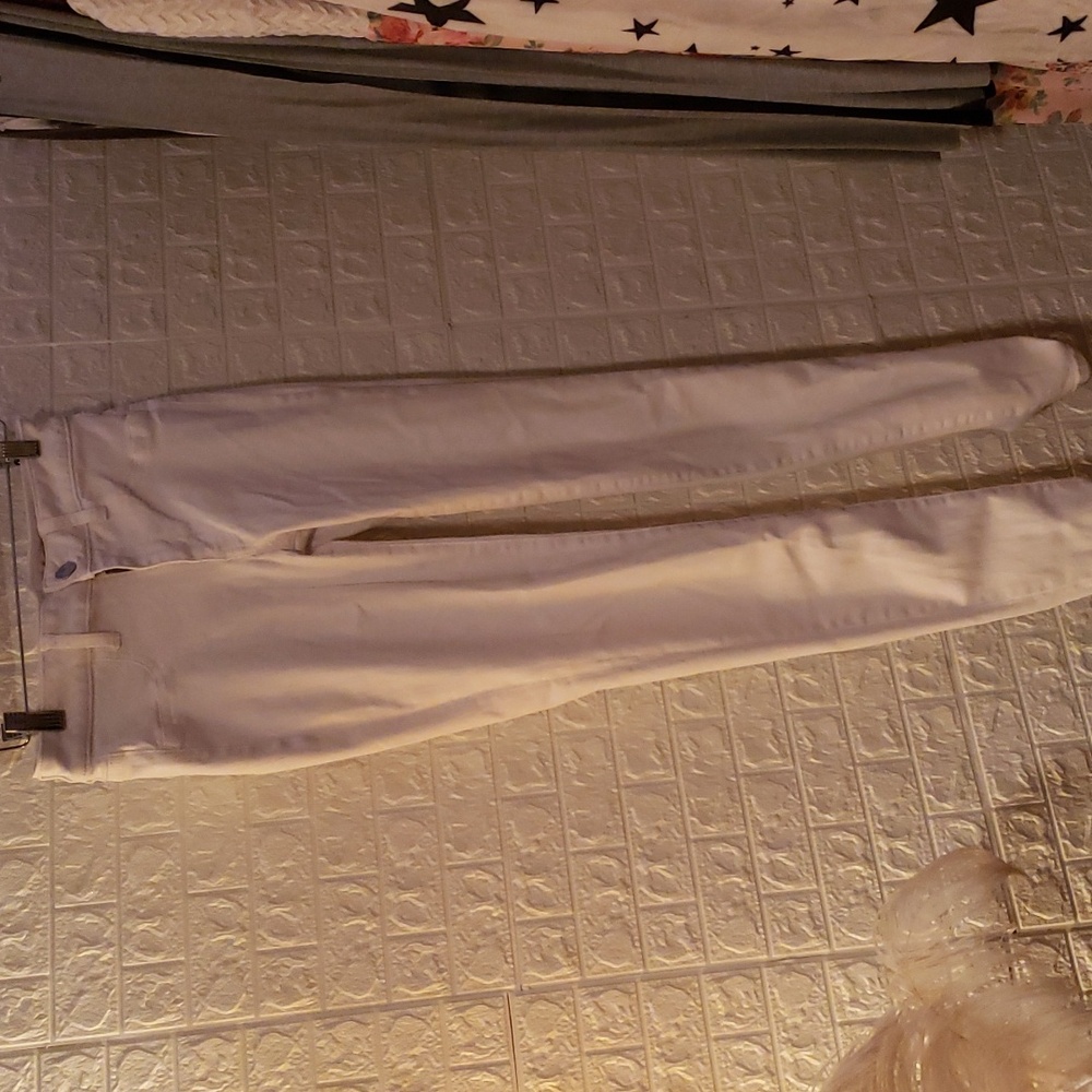 American eagle next level stretch white jeans